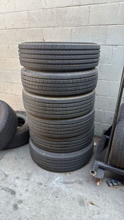 6 Tires Used 225/70/19.5