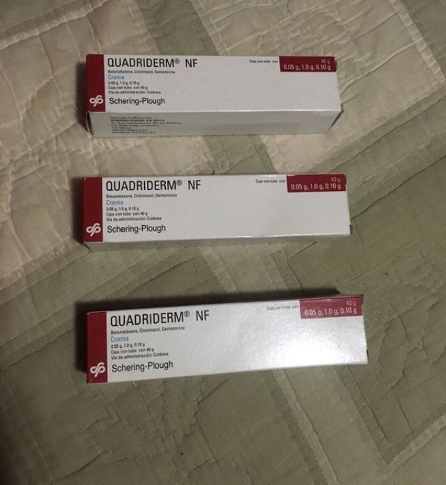 Quadriderm crema para cualquier tipo de alergias.