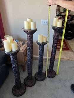 Faux Candle or Plant Stand