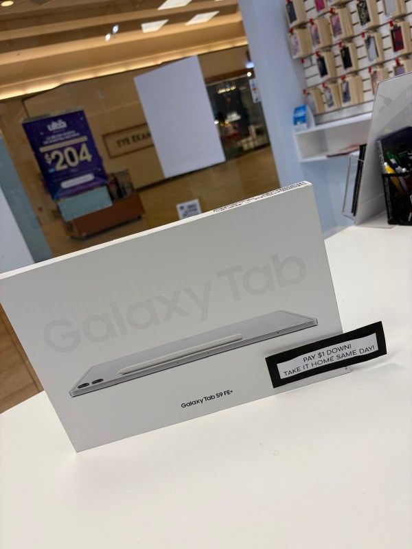 Samsung Galaxy Tab S9 Plus FE New Tablet - Pay $5 today and the rest later!!