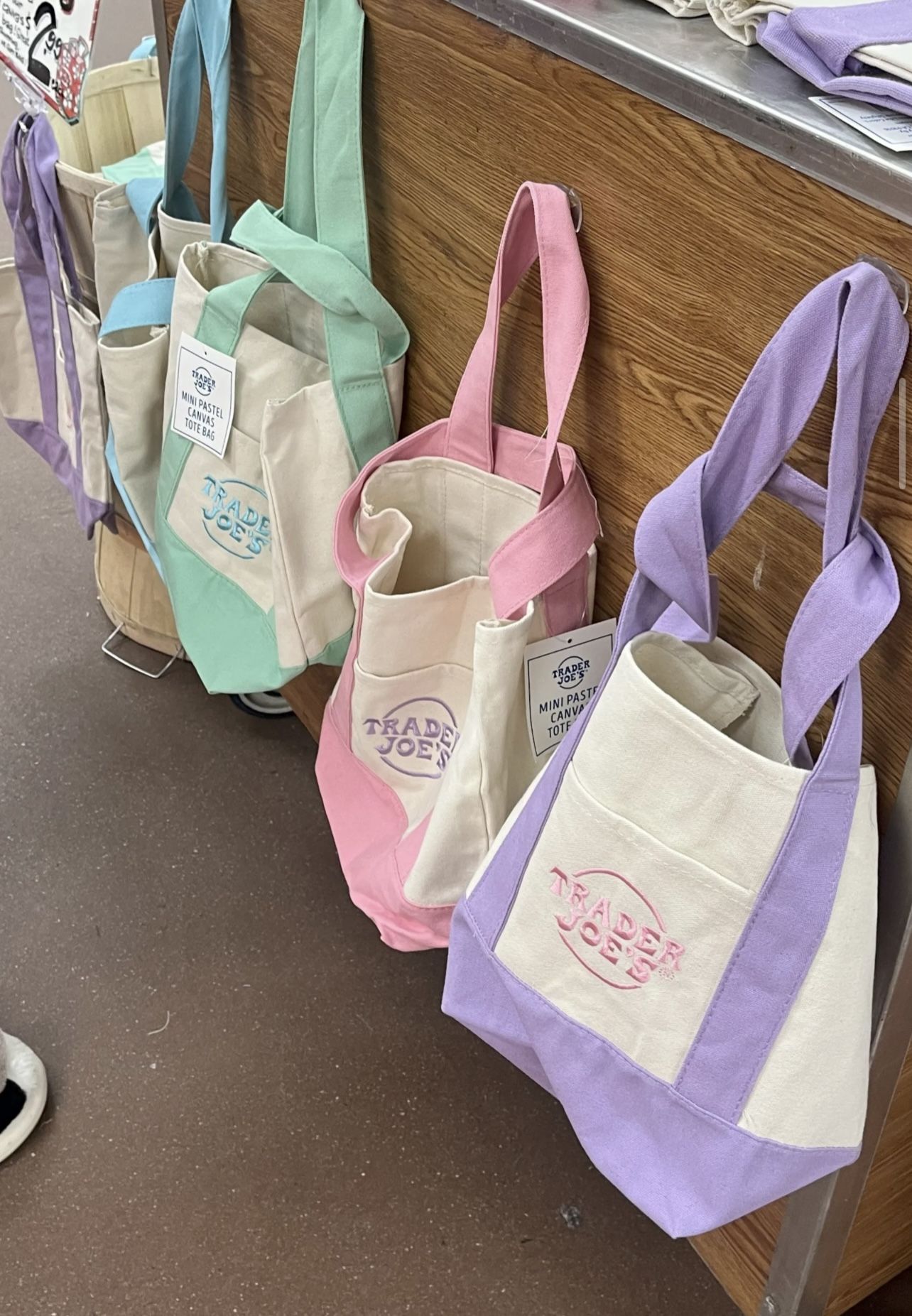 Mini Tote Bag Trader Joes