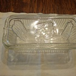 Vintage Federal Glass Refrigerator Dish