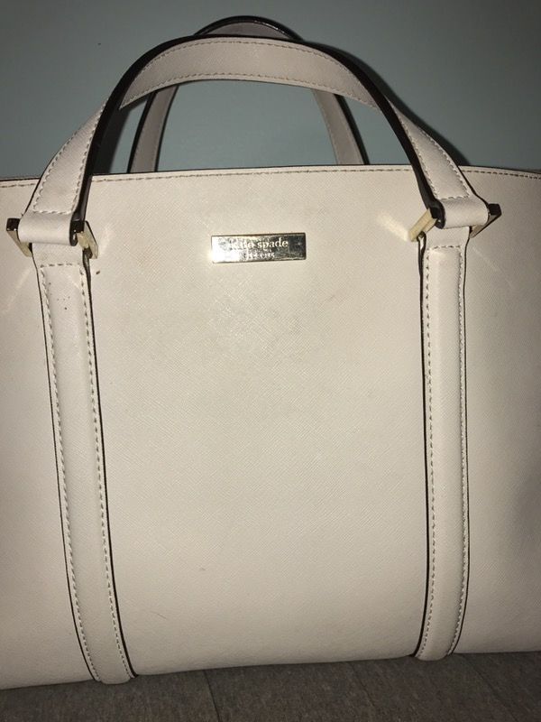 Cream Kate Spade Purse with optional shoulder strap