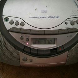 Sony Cd Radio Boom Box 