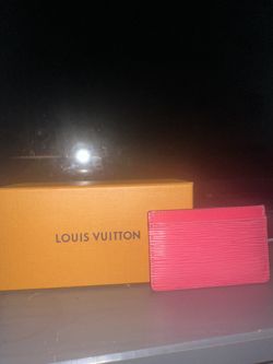 Louis Vuitton Epi Leather Card Holder – Hot Pink – Used