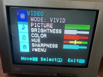 Sony Trinitron KV-20FV10 - CRT Retro gaming TV