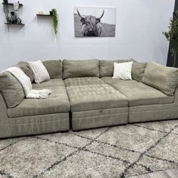 Cream Modular Sectional Couch - Free Delivery 