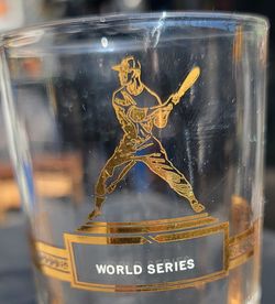 Vintage Glass World Series Collectible 