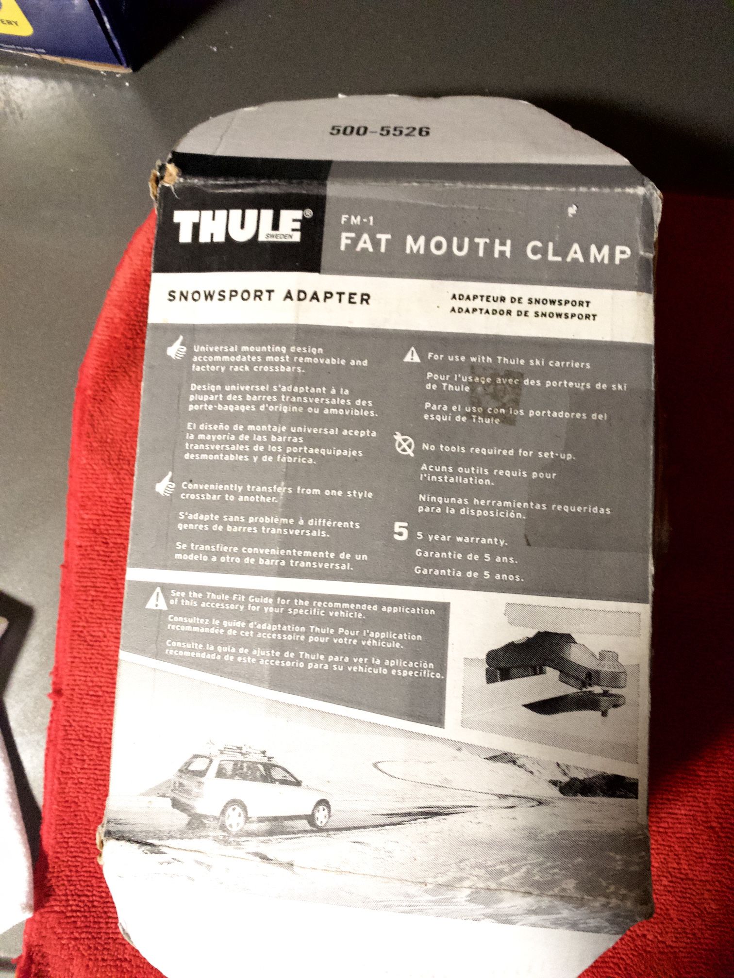 Thule Fat Mouth Clamps With Hardware