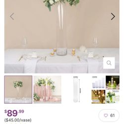 Glass Vase Centerpieces