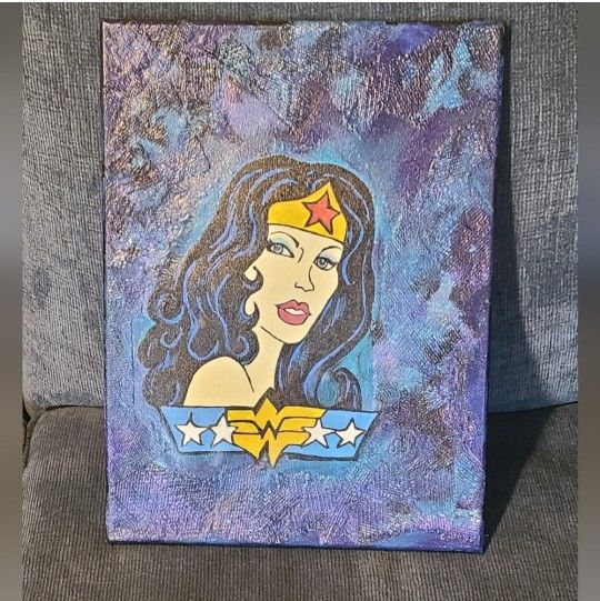 Handpainted canvas 11 x 13