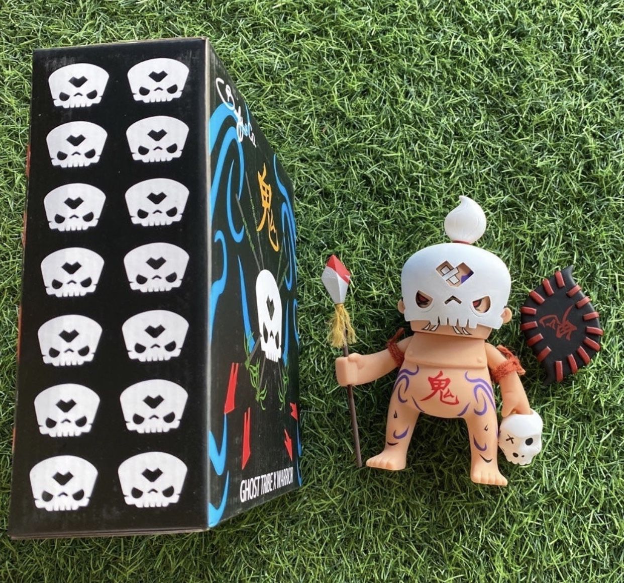 Ghost Tribe x Warrior OG 3D Retro Toy 7’ inch Collectible 2013 new