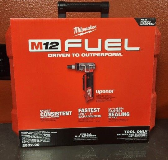 M12 FUEL ProPEX Expander Tool with 1/2 in. - 1 in. RAPID SEAL ProPEX Expander Heads