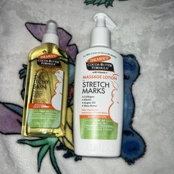 New Mom Kit - Palmers cocoa Butter Stretch Marks Lotion And Oil Kit