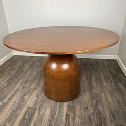 NEW - Sigrid Round Wood Dining Table, 51"