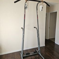 Standing Pullup Bar w/ Rock Climbing Grips