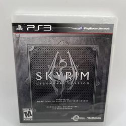 Elder Scrolls V Skyrim Legendary Edition PS3 Sony PlayStation 3 Case And Disc