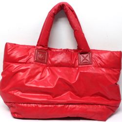 CHANEL Coco Cocoon Nylon Tote Red Medium bag