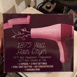 plug in ged 1875 watt hair dryer