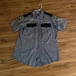 Vintage Parker Patrol Security Shirt 