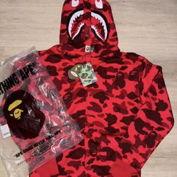 Red Bape Hoodie