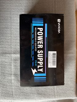Vangoa PS-01 guitar pedal Rechargeable Isolated Power Supply for guitar pedals $30