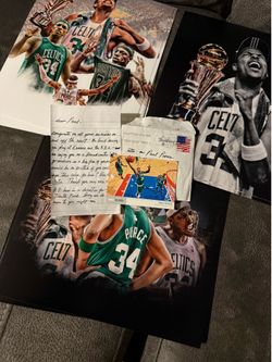 Boston Celtics career retrospective focusing on Hall of Fame forward Paul Pierce (Jersey No. 34)