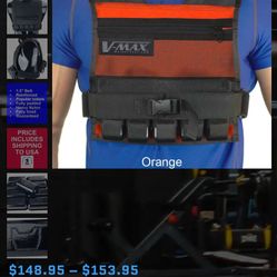 V-MAX Weightvest 25lb Workout Vest