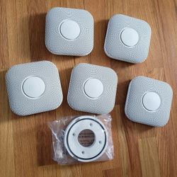 Bundle of 5 Nest 06A Gen-2 Smoke and CO Detector 