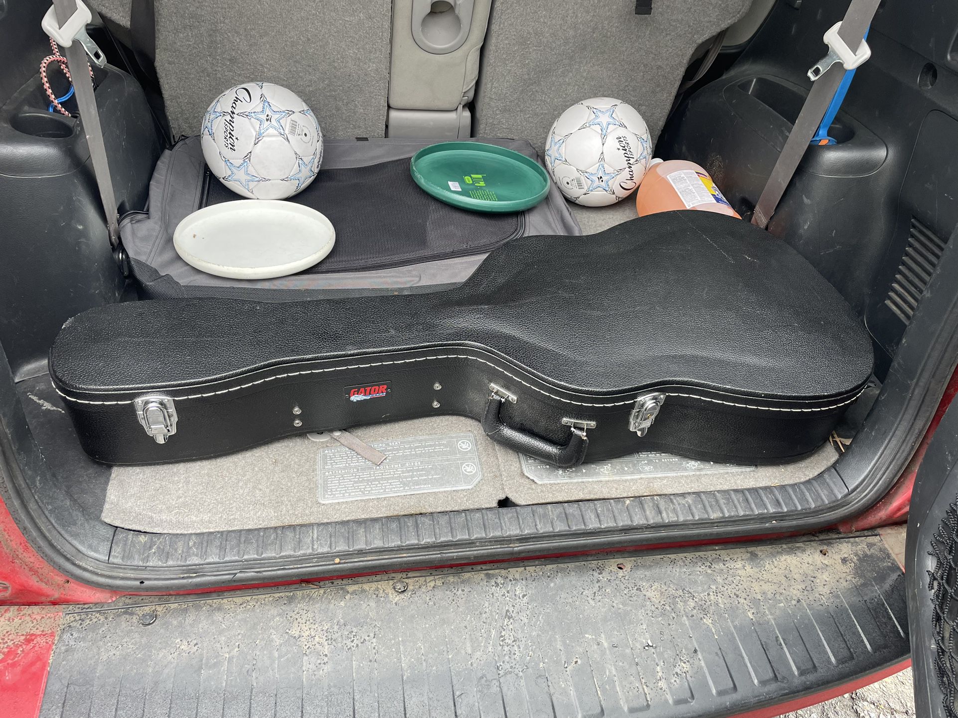 Large Hard Exterior Guitar Case