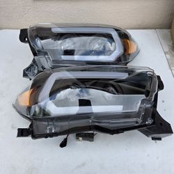 16-22 Toyota Tacoma LED DRL Projector Headlights Luces Focos Micas Faros Faroles Headlamps 