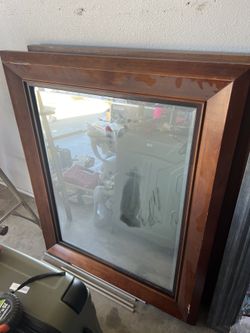 Wooden Mirror
