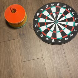 Sleeping Bags Soccers And Dartboard 