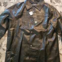 Leather Jacket M New 