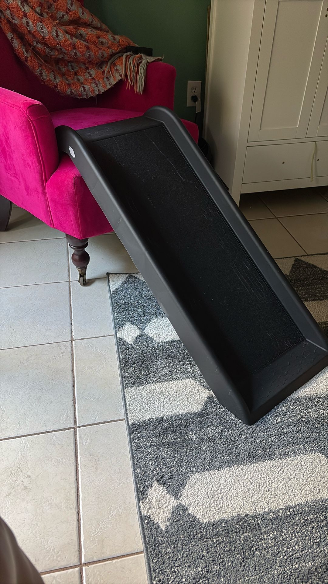 TRIXIE Short Safety Cat & Dog Ramp, Black, $30