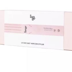 L'ANGE HAIR Le Duo Grande 360° Airflow Styler | 2-in-1 Curling Wand & Titanium Flat Iron Professional Hair Straightener and Curler with Cooling Air