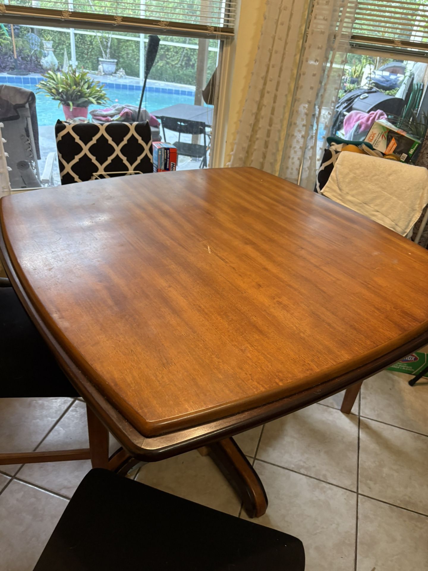 Tall Wooden Table Great Condition