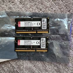 Two 8GB each DDR3 Laptop RAM
