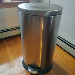 Stainless Steel Step On Garbage Can