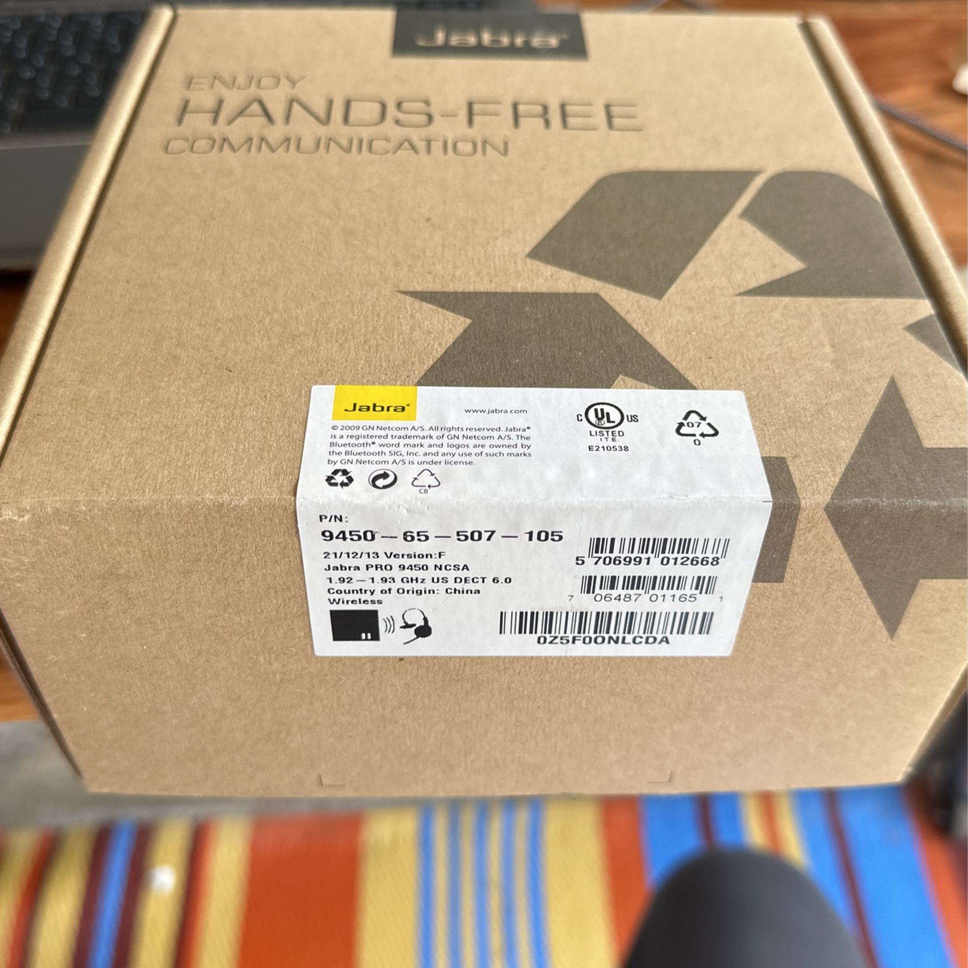 New Jabra Pro 9450 Wireless Headset