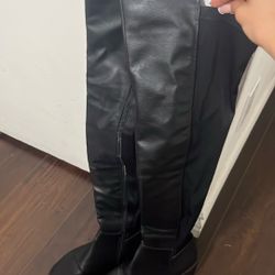 long black boots