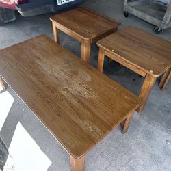 Coffee table and two  end tables