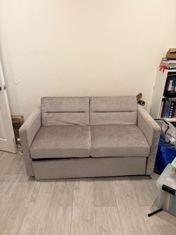 Small futon (gray silver)