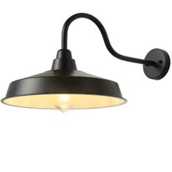 aiwen
Modern 16 in. 1-Light Black Exterior Indoor/Outdoor HardwiredGooseneck Barn Light Fixture Industrial Wall Sconce