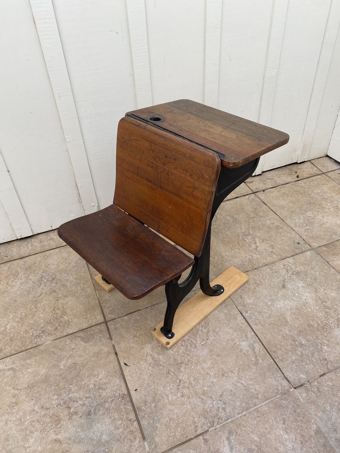 Antique Wooden Children’s Desk Circa 1800’s 