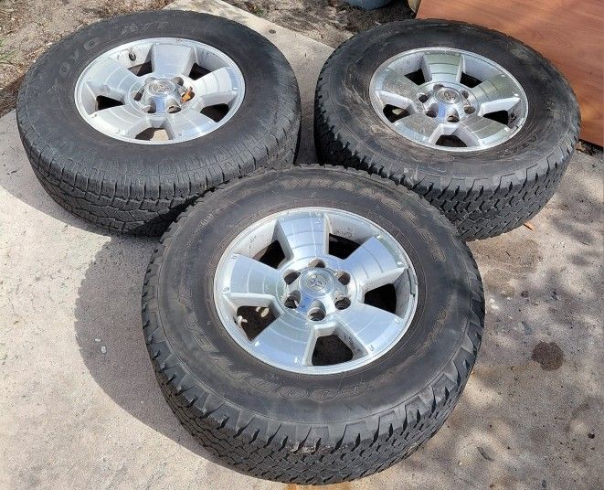TIRES-SOLD AS IS- ALL 3 -TOYOTA