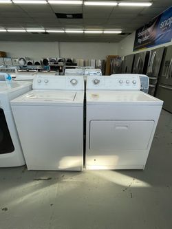 Used Whirlpool Set Washer and Dryer Gas / 3 Months Warranty