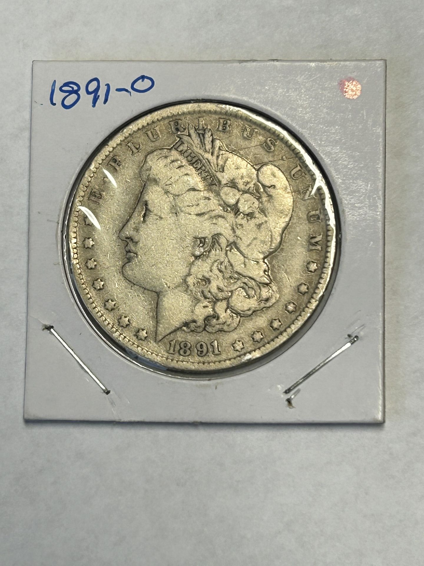 1891 O Morgan Silver Dollar