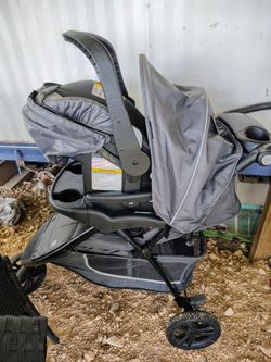 New born car seat with stroller
