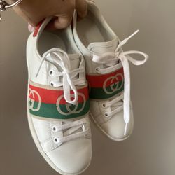 Authentic Gucci Leather Sneakers